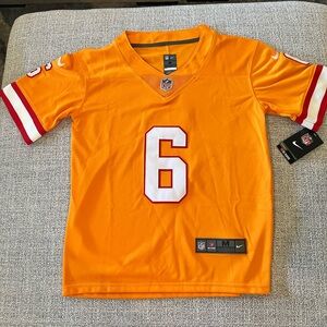 NWT Authentic Orange Nike Baker Mayfield Youth Jersey
